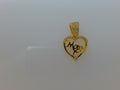 14k Yellow Gold Unisex Pendant 1.4g