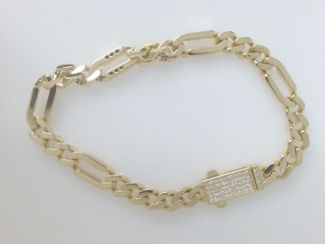 14k Yellow Gold Men's Bracelet 13.7g