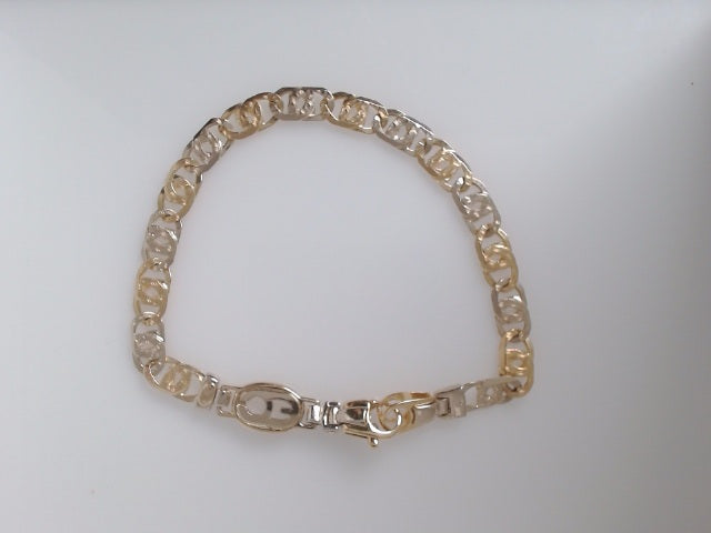 14k Yellow Gold Men's Bracelet 16.7g