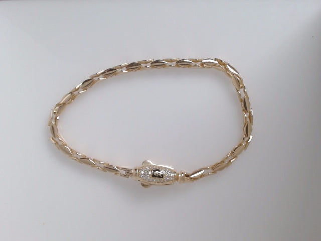 14k Yellow Gold Men's Bracelet 10.3g