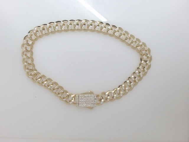 14k Yellow Gold Men's Bracelet 22.8g