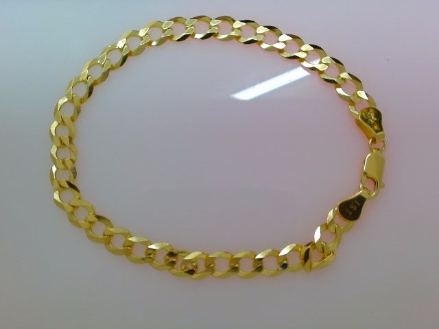 14k Yellow Gold Men's Bracelet 7.6g