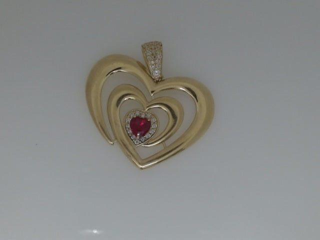 14k Yellow Gold Unisex Pendant 4.6g