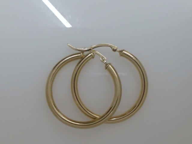 10k Yellow Gold Argollas 2.5g