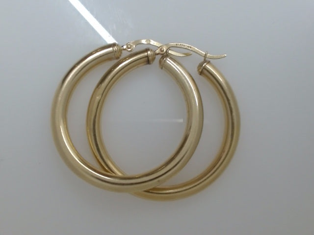10k Yellow Gold Argollas 4.1g