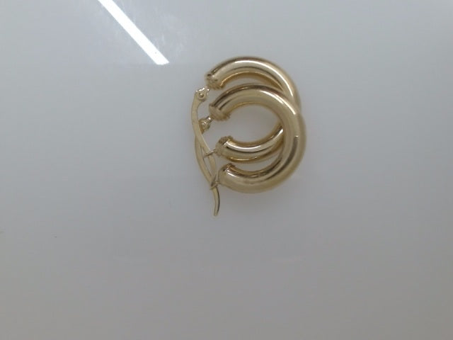 10k Yellow Gold Argollas 2g