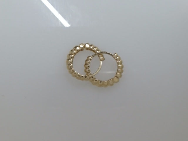10k Yellow Gold Argollas 2.4g