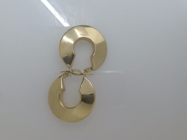 10k Yellow Gold Argollas 2.3g
