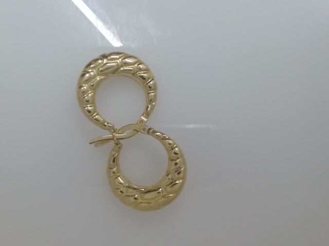 10k Yellow Gold Argollas 2.5g