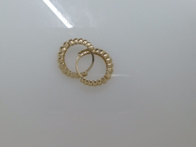 10k Yellow Gold Argollas 2.5g