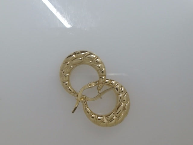 10k Yellow Gold Argollas 2.5g