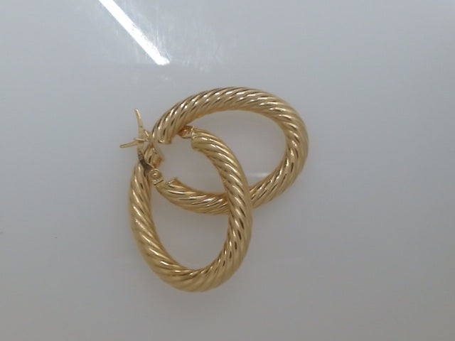 10k Yellow Gold Argollas 2.8g