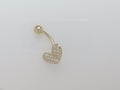 14k Yellow Gold Piercing 2.1g