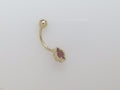 14k Yellow Gold Piercing 1.6g