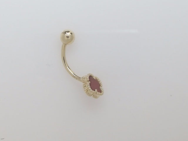 14k Yellow Gold Piercing 1.6g