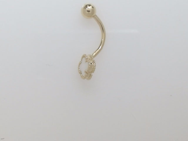 14k Yellow Gold Piercing 1.8g