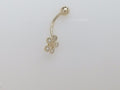 14k Yellow Gold Piercing 1.7g
