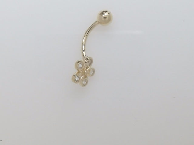 14k Yellow Gold Piercing 1.7g