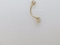 14k Yellow Gold Piercing 1.8g
