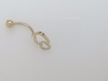 14k Yellow Gold Piercing 1.6g