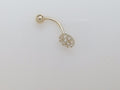 14k Yellow Gold Piercing 1.9g