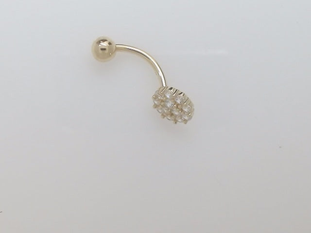 14k Yellow Gold Piercing 1.9g