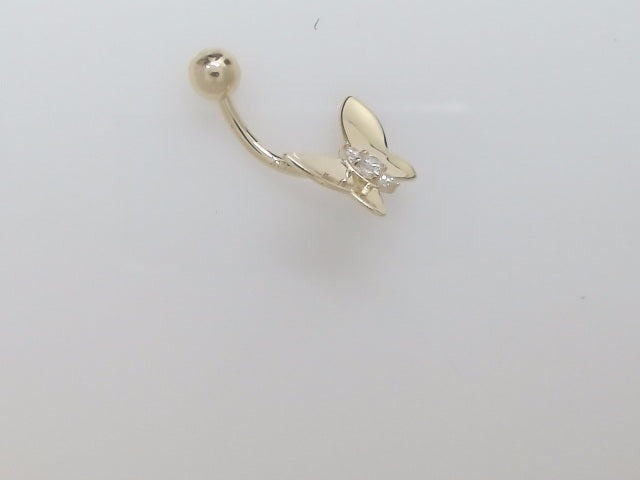 14k Yellow Gold Piercing 1.7g