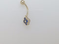 14k Yellow Gold Piercing 1.7g