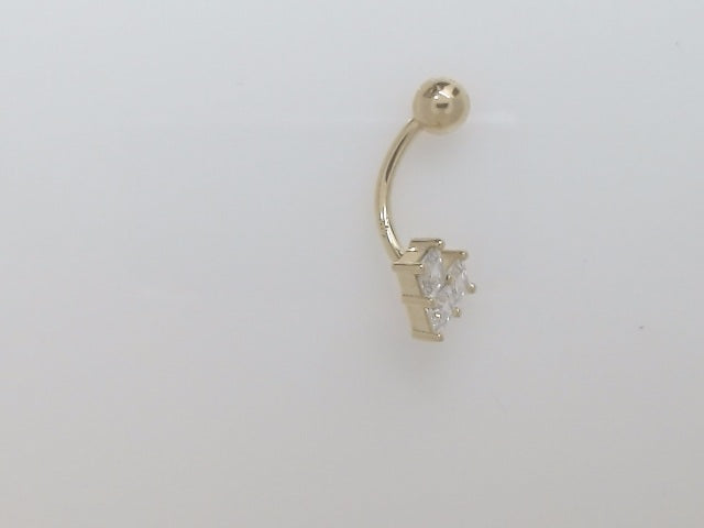 14k Yellow Gold Piercing 1.9g