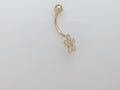 14k Yellow Gold Piercing 1.8g