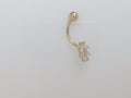 14k Yellow Gold Piercing 1.9g