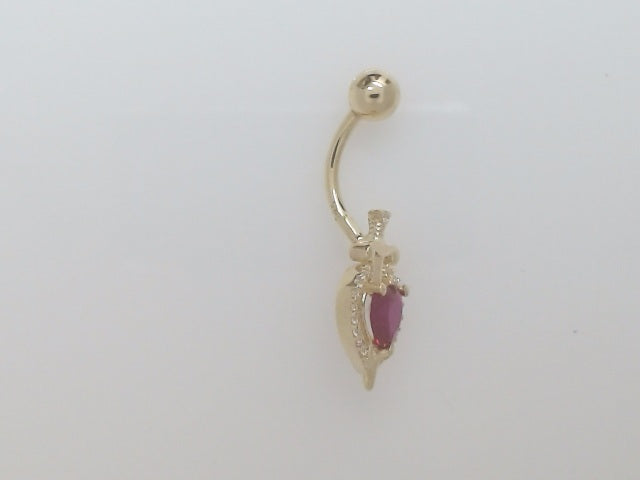 14k Yellow Gold Piercing 2.4g