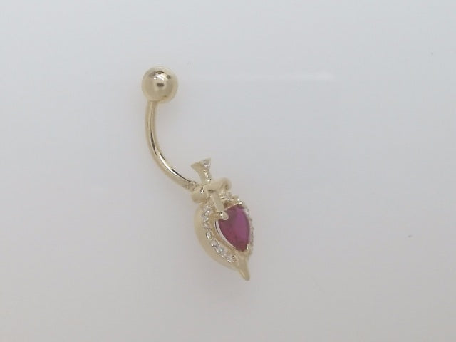 14k Yellow Gold Piercing 2.4g