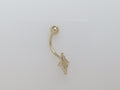 14k Yellow Gold Piercing 1.7g