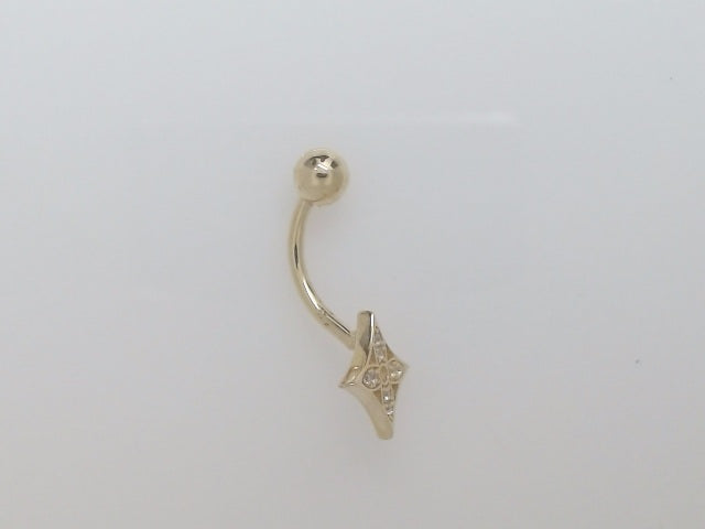 14k Yellow Gold Piercing 1.7g