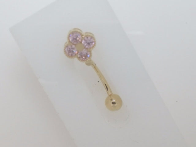 14k Yellow Gold Piercing 1.8g