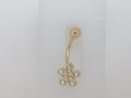 14k Yellow Gold Piercing 1.8g
