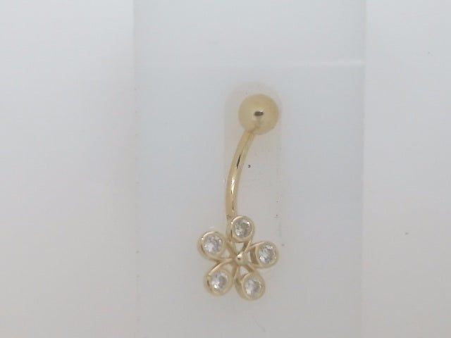 14k Yellow Gold Piercing 1.8g