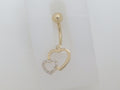 14k Yellow Gold Piercing 1.6g