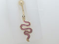 14k Yellow Gold Piercing 2.5g