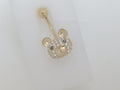14k Yellow Gold Piercing 2.1g