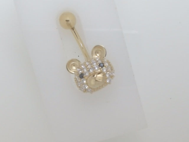 14k Yellow Gold Piercing 2.1g