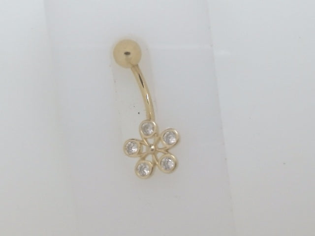 14k Yellow Gold Piercing 1.9g