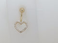 14k Yellow Gold Piercing 2.1g