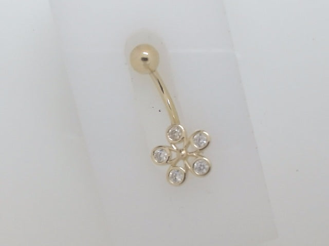 14k Yellow Gold Piercing 1.9g