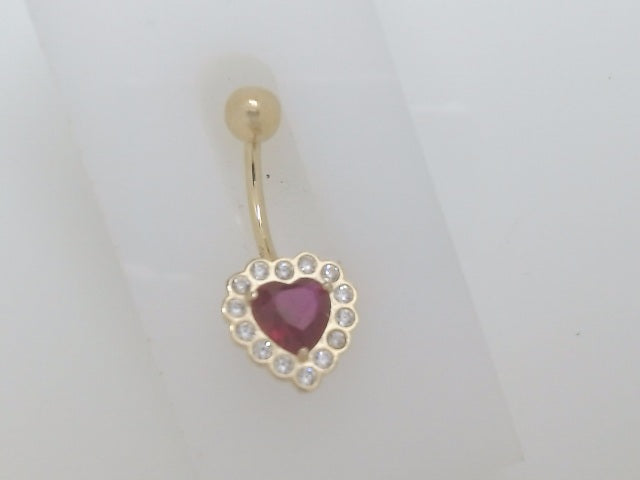 14k Yellow Gold Piercing 2.3g