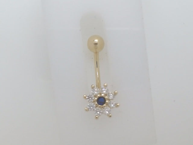 14k Yellow Gold Piercing 1.7g