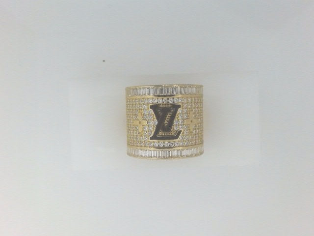 10k Yellow Gold Woman's Ring 4.9g