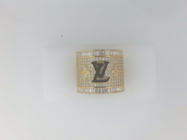 10k Yellow Gold Woman's Ring 5.1g