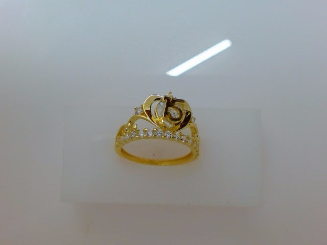 10k Yellow Gold Woman's Ring 2.7g